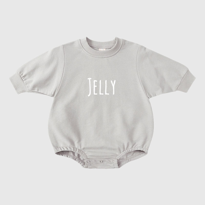 Personalized Kids Cozy Soft Sweatshirt Romper | inRomper02
