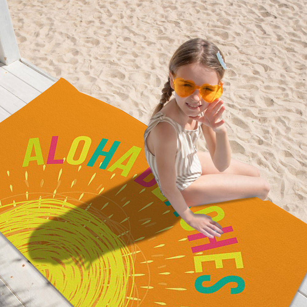 Personalized Lovely Kid Towel for Summer & Beach | CWTowel128