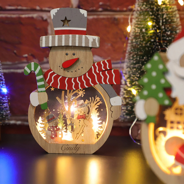 Personalized Christmas Ornaments Decoration with Light | MCGift30