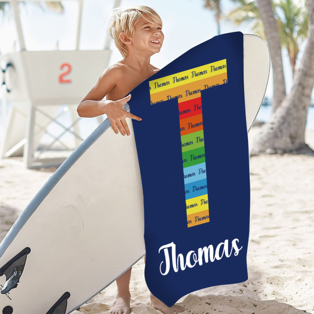 Personalized Lovely Kid Towel for Summer & Beach | CWTowel131