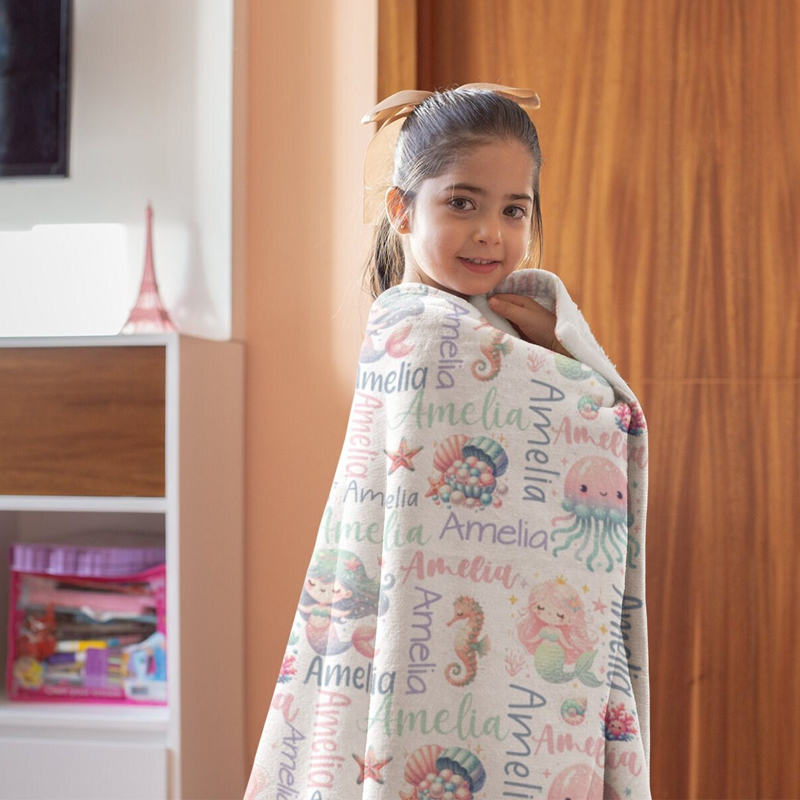 Personalized Lovely Kid Blanket for Comfort & Unique | BKKid135