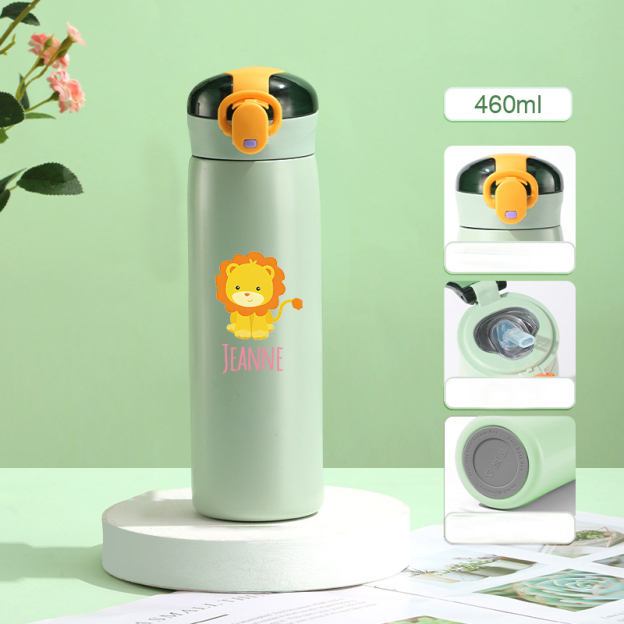 Personalised BPA Free 11oz / 16oz Stainless Steel Water Bottle | Youbottle28