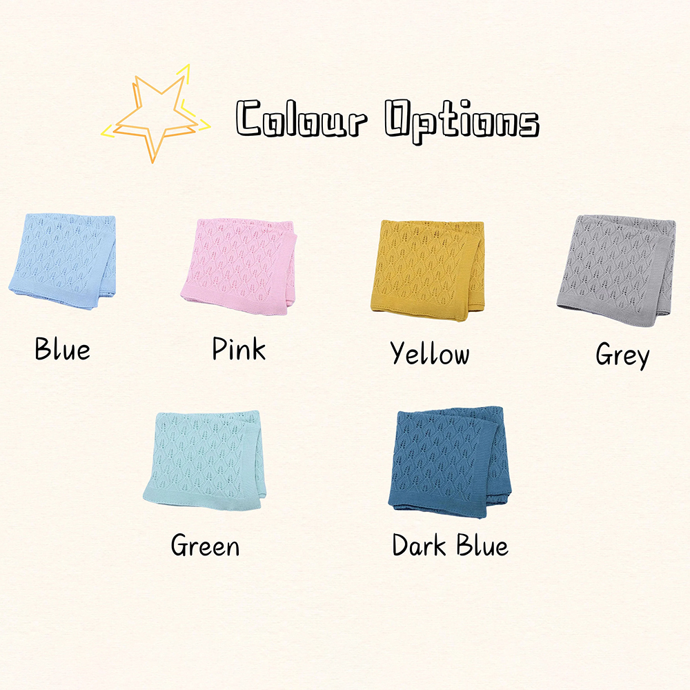 Personalized Embroidered Knit Baby Blanket for Unique Gift | CWBaby87