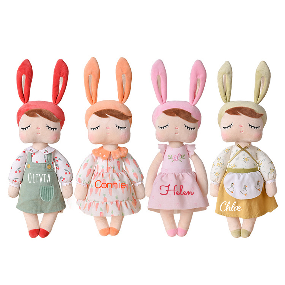 Personalized Kids SoftBunny Princesses Plush Doll | CWToy81