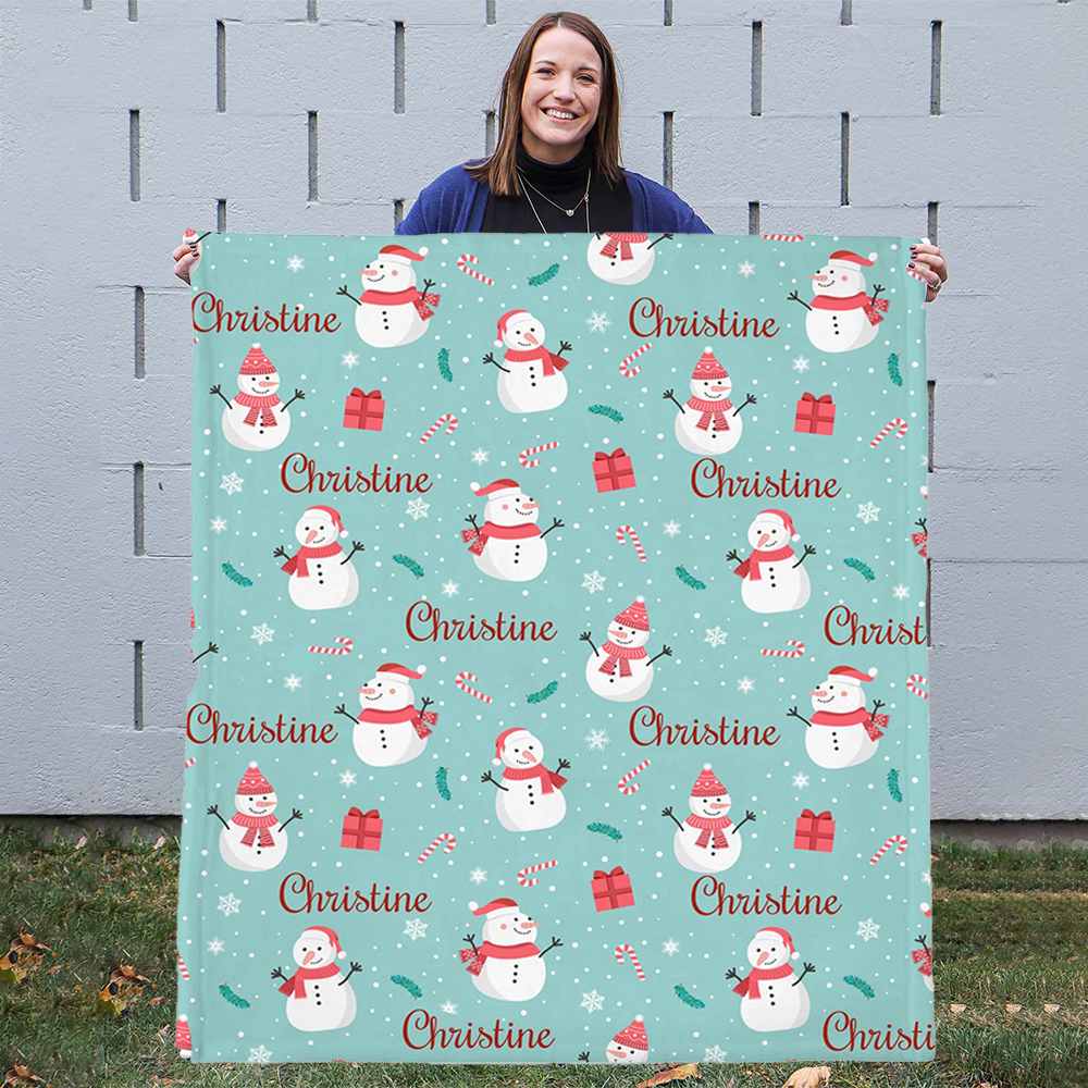 Personalized Merry Christmas Blanket for Comfort & Unique | BKMC18