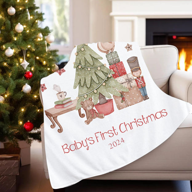 Personalized Merry Christmas Blanket for Comfort & Unique | BKMC20