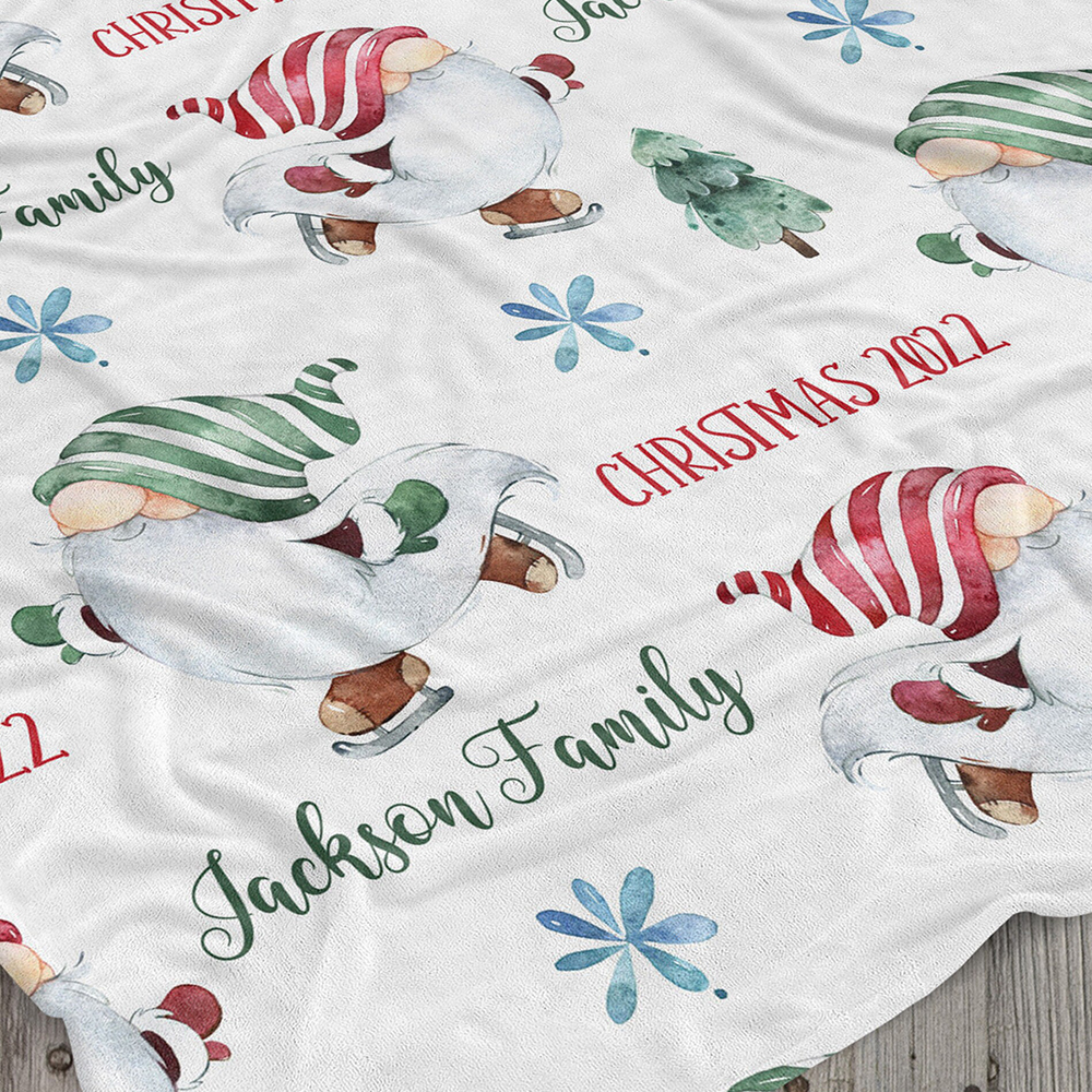 Personalized Merry Christmas Blanket for Comfort & Unique | BKMC23
