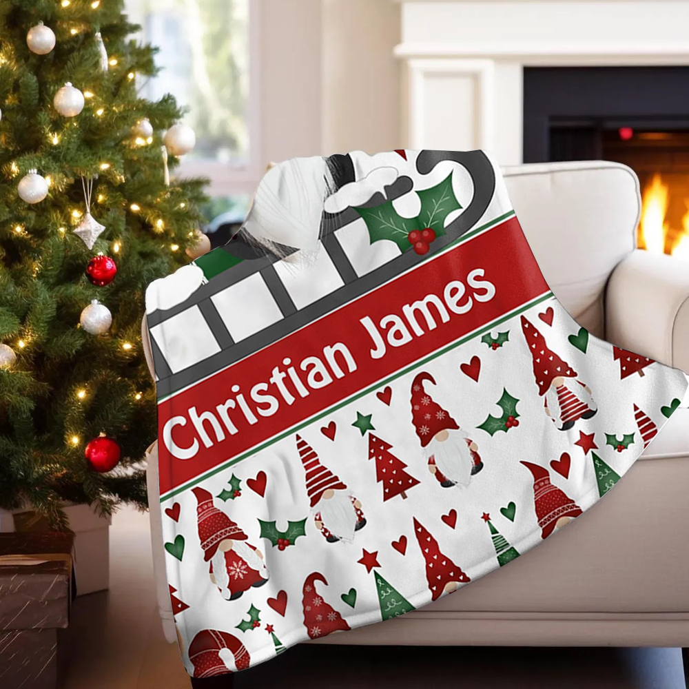 Personalized Merry Christmas Blanket for Comfort & Unique | BKMC30