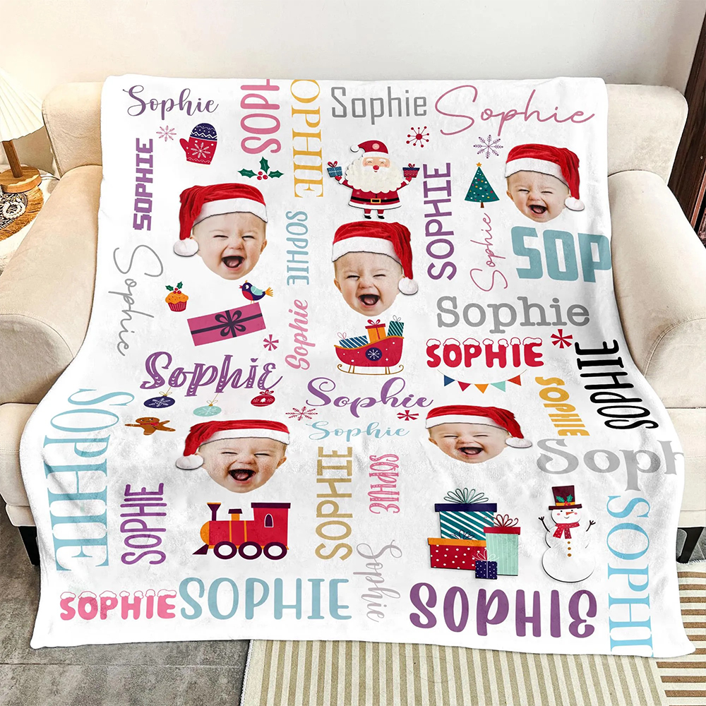 Personalized Merry Christmas Blanket for Comfort & Unique | BKMC31