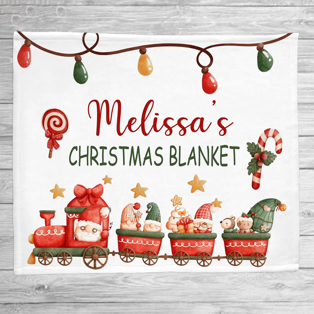 Personalized Merry Christmas Blanket for Comfort & Unique | BKMC33