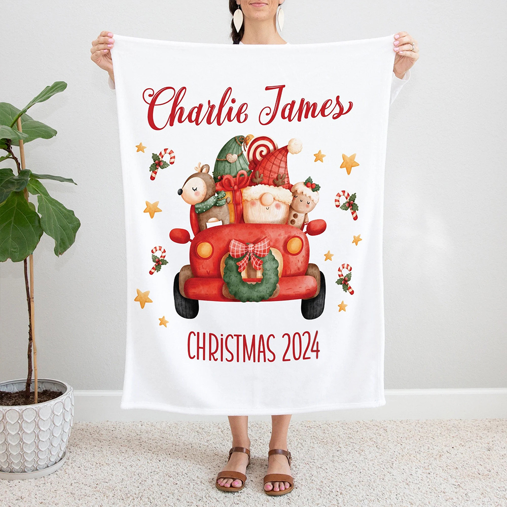 Personalized Merry Christmas Blanket for Comfort & Unique | BKMC34