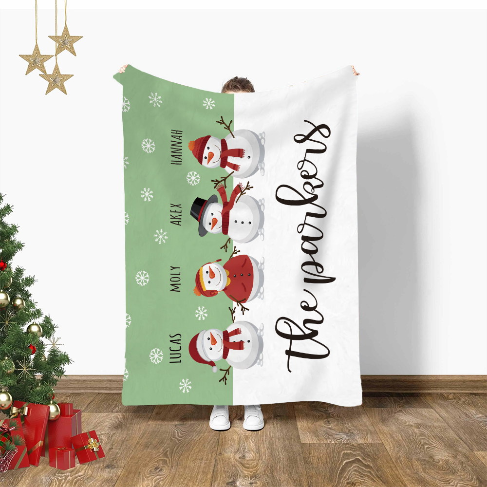 Personalized Merry Christmas Blanket for Comfort & Unique | BKMC16