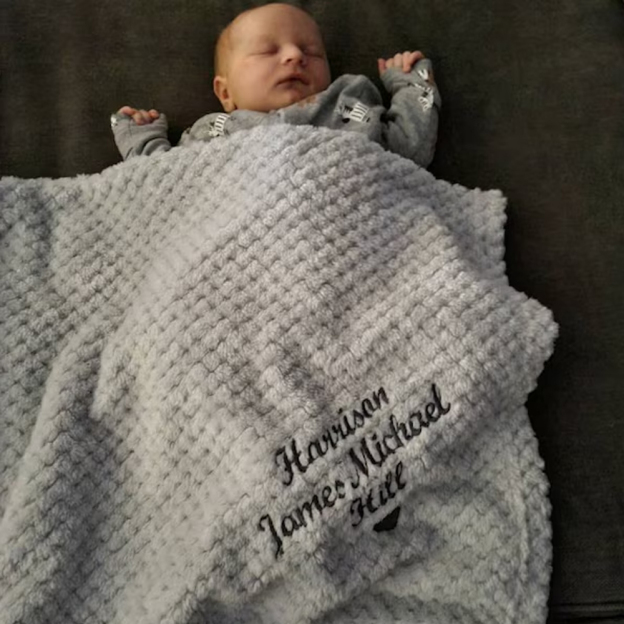Personalized Warm Baby Blanket for Comfort & Unique | CWBaby98