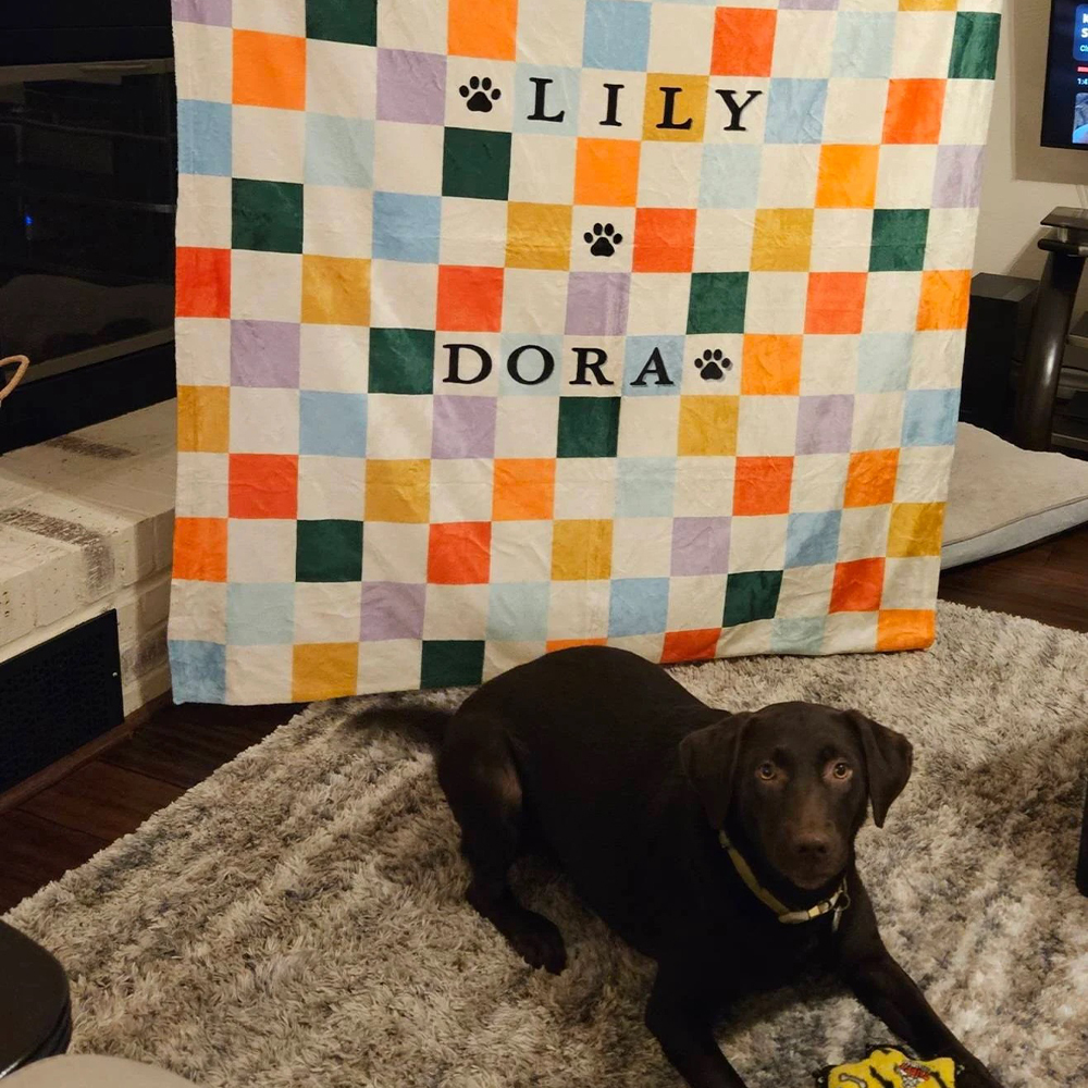 Personalized Lovely Pet Blanket for Comfort & Unique | BKPet116