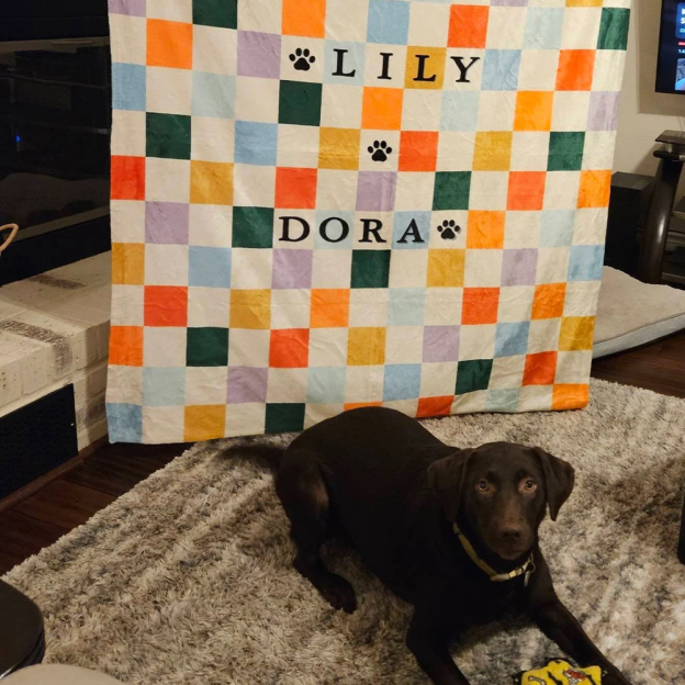 Personalized Lovely Pet Blanket for Comfort & Unique | BKPet116