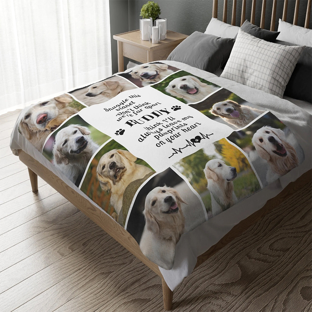 Personalized Lovely Pet Blanket for Comfort & Unique | BKPet117