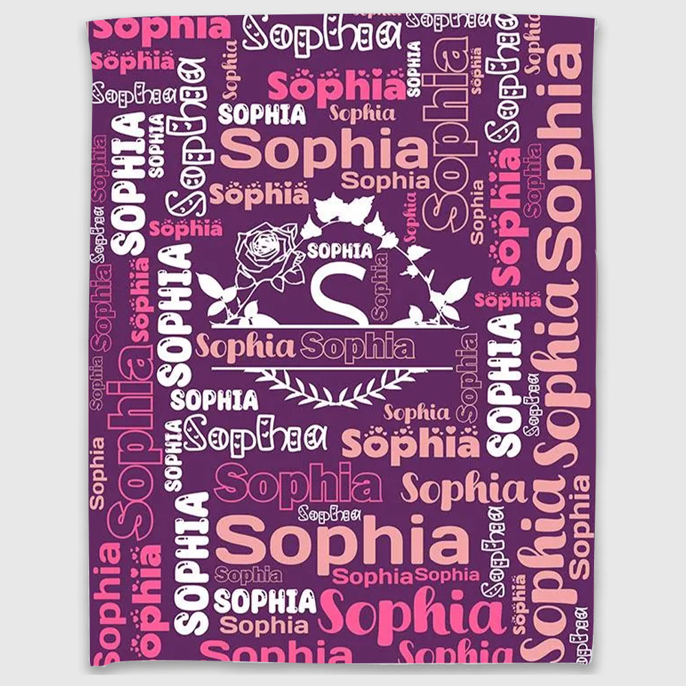 Personalized Lovely Kid Blanket for Comfort & Unique | BKKid142