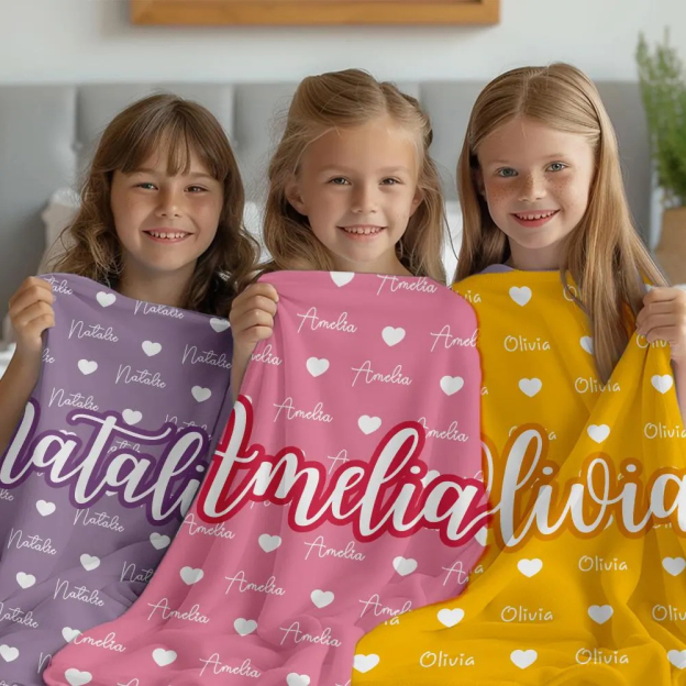 Personalized Lovely Kid Blanket for Comfort & Unique | BKKid150
