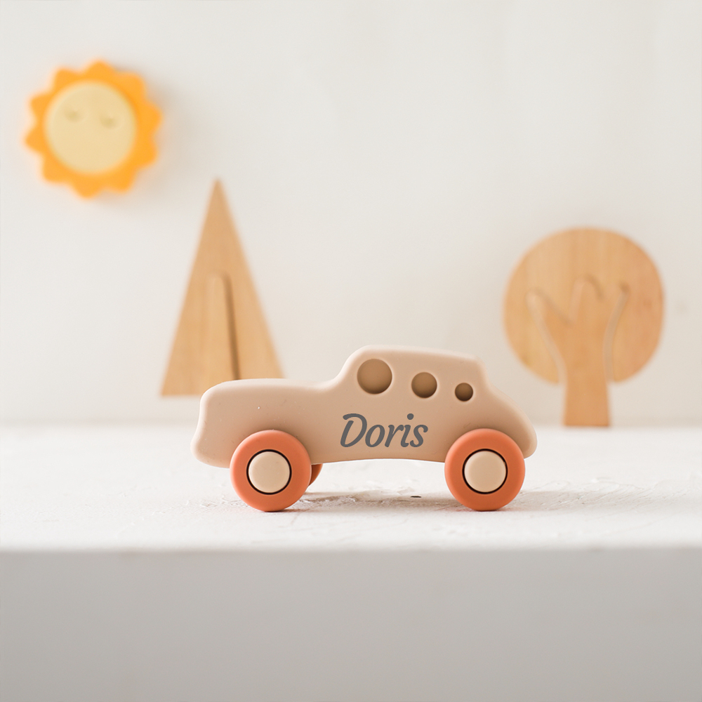 Personalized Kid Silicone Plane and Car Toy | CWToy99