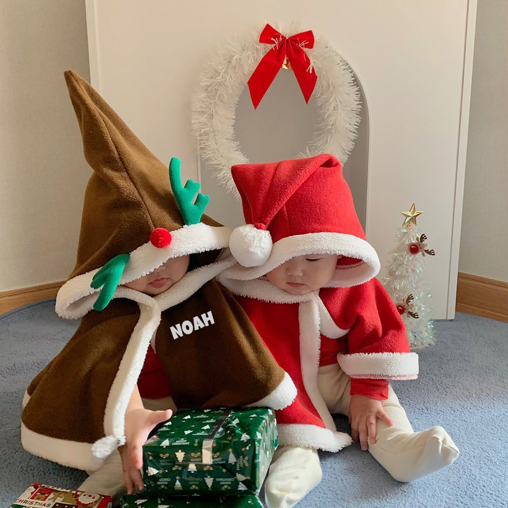 Personalized Warm Baby Christmas Cloak | MCGift104