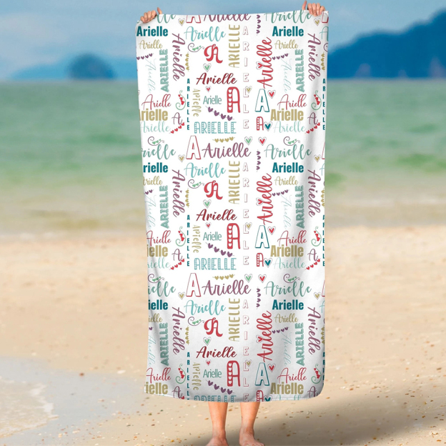 Personalized Lovely Kid Towel for Summer & Beach | CWTowel138