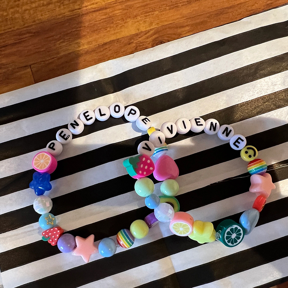 Personalized Color Fruit Bead Bracelet | CWBeach151
