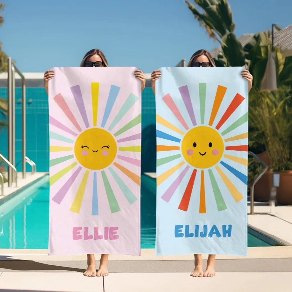 Personalized Lovely Kid Towel for Summer & Beach | CWTowel140