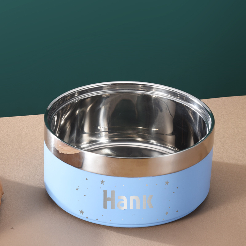 Personalized Stainless Steel Pet Food Bowl  | BKPet150