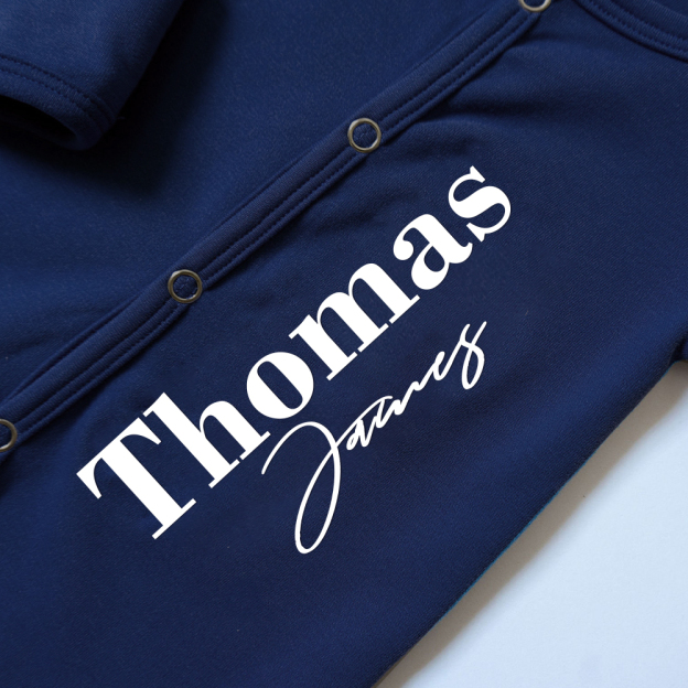 Personalized Baby Cotton Onesie Set | CWBaby26