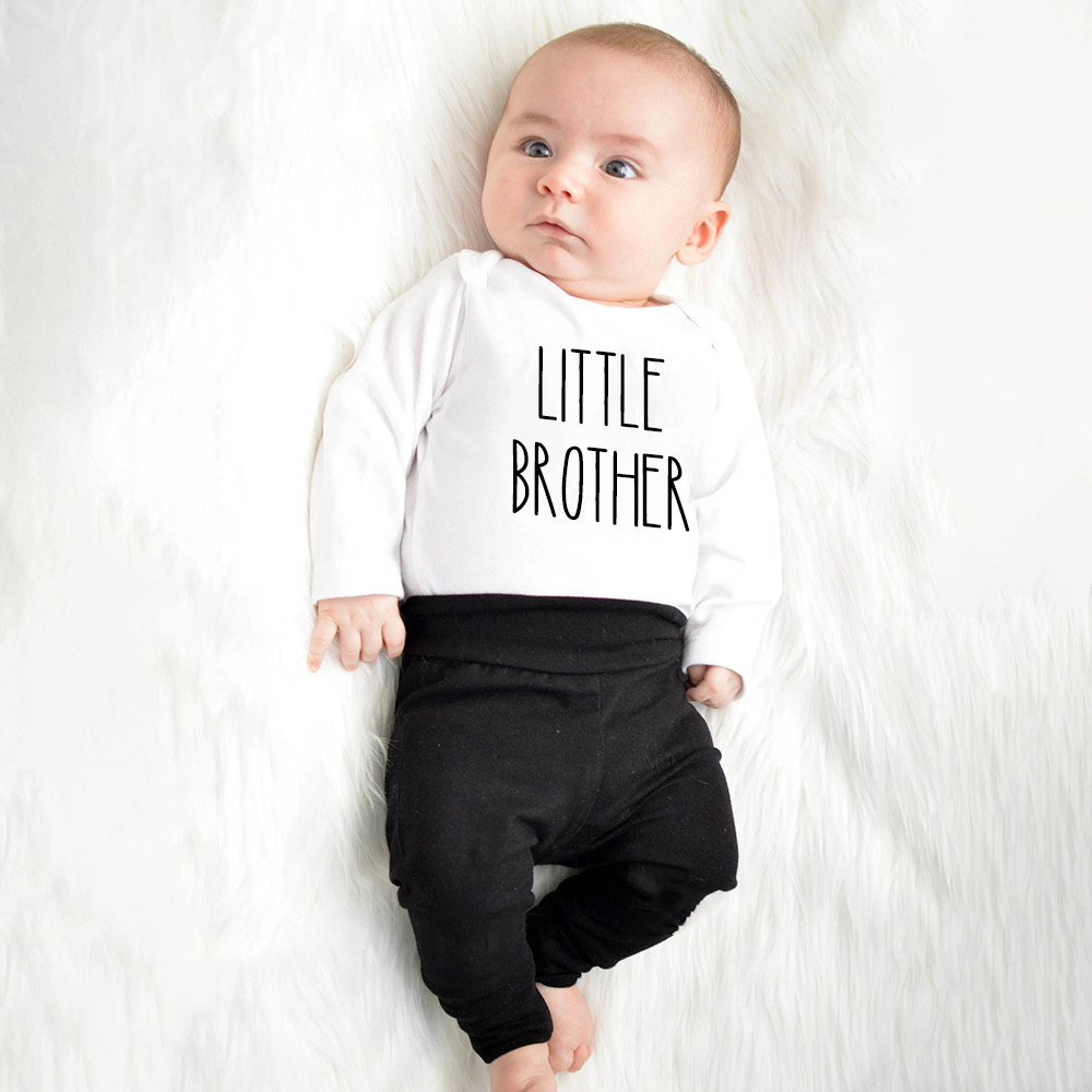 Personalized Little Brother Coming Home Outfit Set | CWBaby173