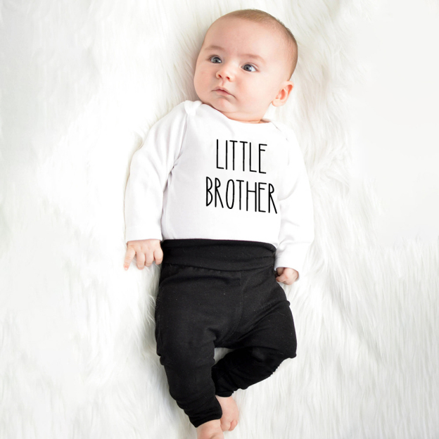 Personalized Little Brother Coming Home Outfit Set | CWBaby173