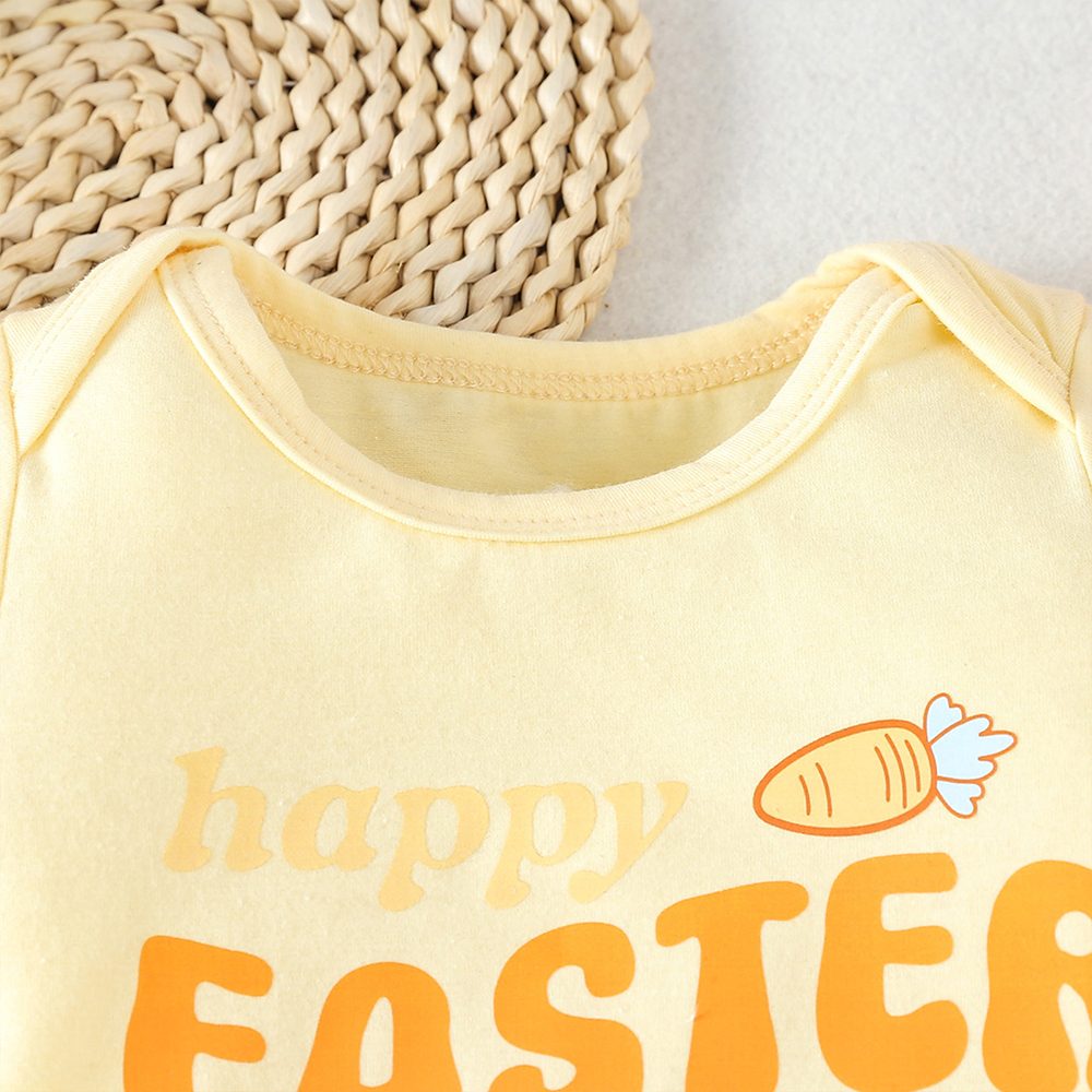 Personalised Baby Easter Print Shorts Outfit Set | CWBaby187