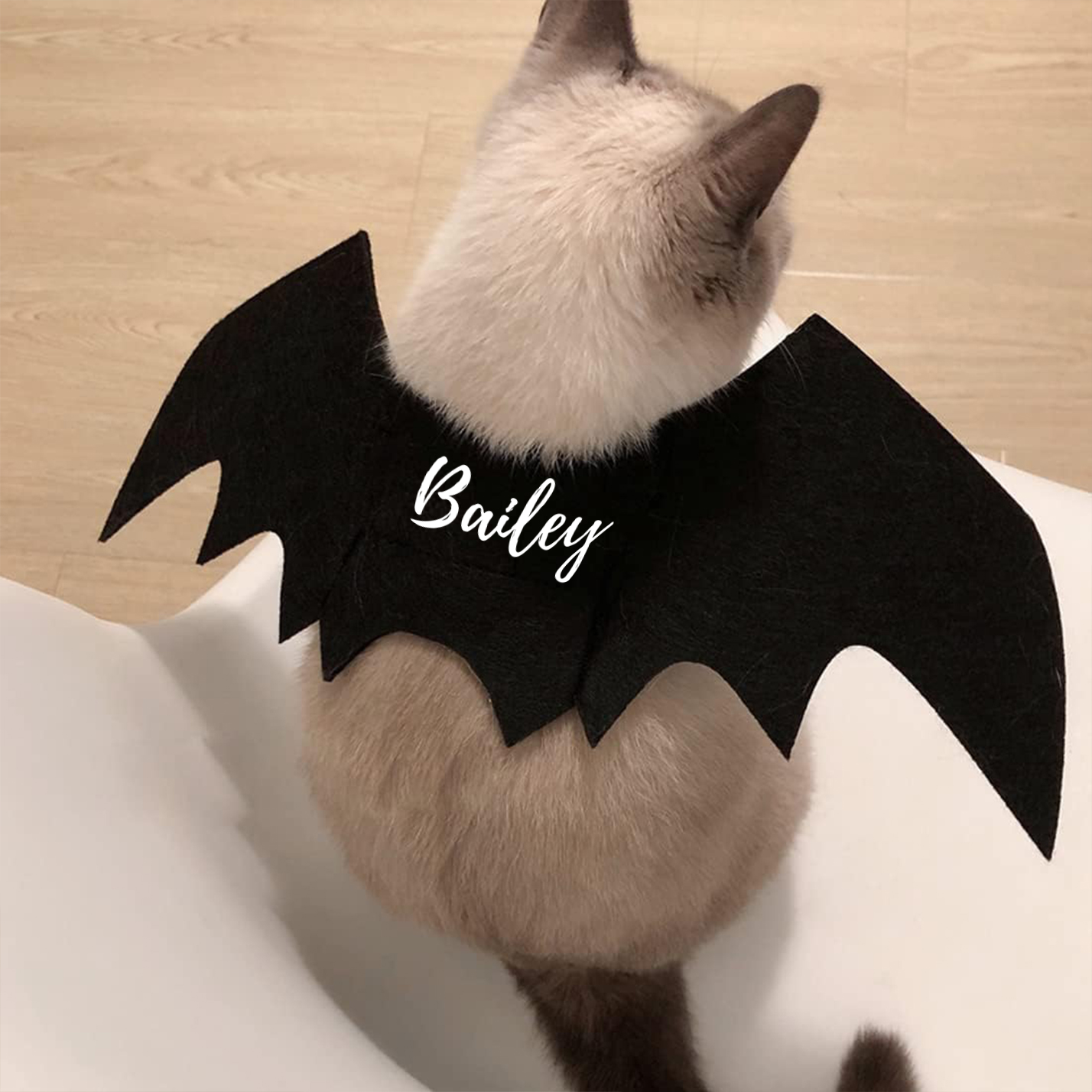 Personalized Halloween Bat Wing Pet Ornament| KKHalloween22
