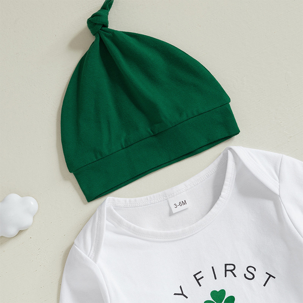 Personalized Baby St. Patrick's Day 3pcs Outfit Set | CWBaby193