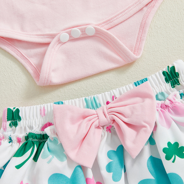 Personalized Baby Girl First St. Patrick's Day Outfit Set | CWBaby194