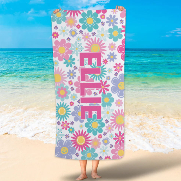 Personalized Lovely Kid Towel for Summer & Beach | CWTowel157