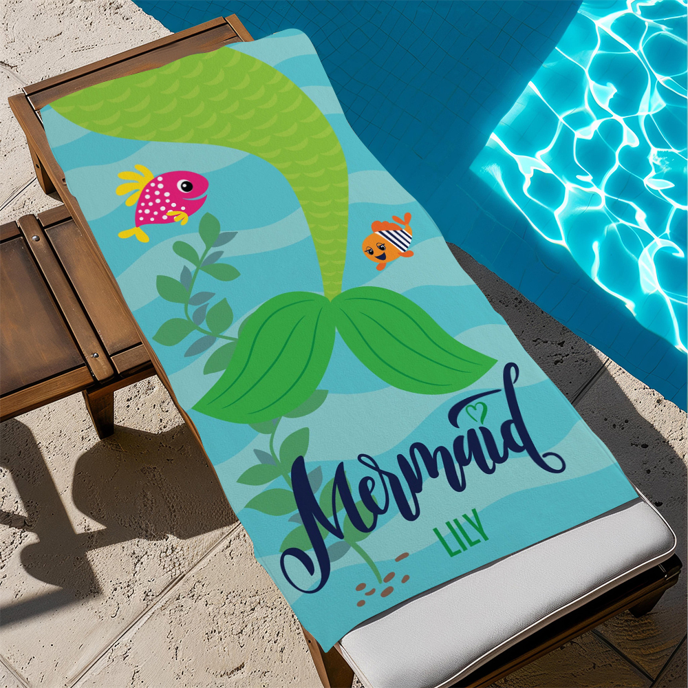 Personalized Lovely Kid Towel for Summer & Beach | CWTowel158