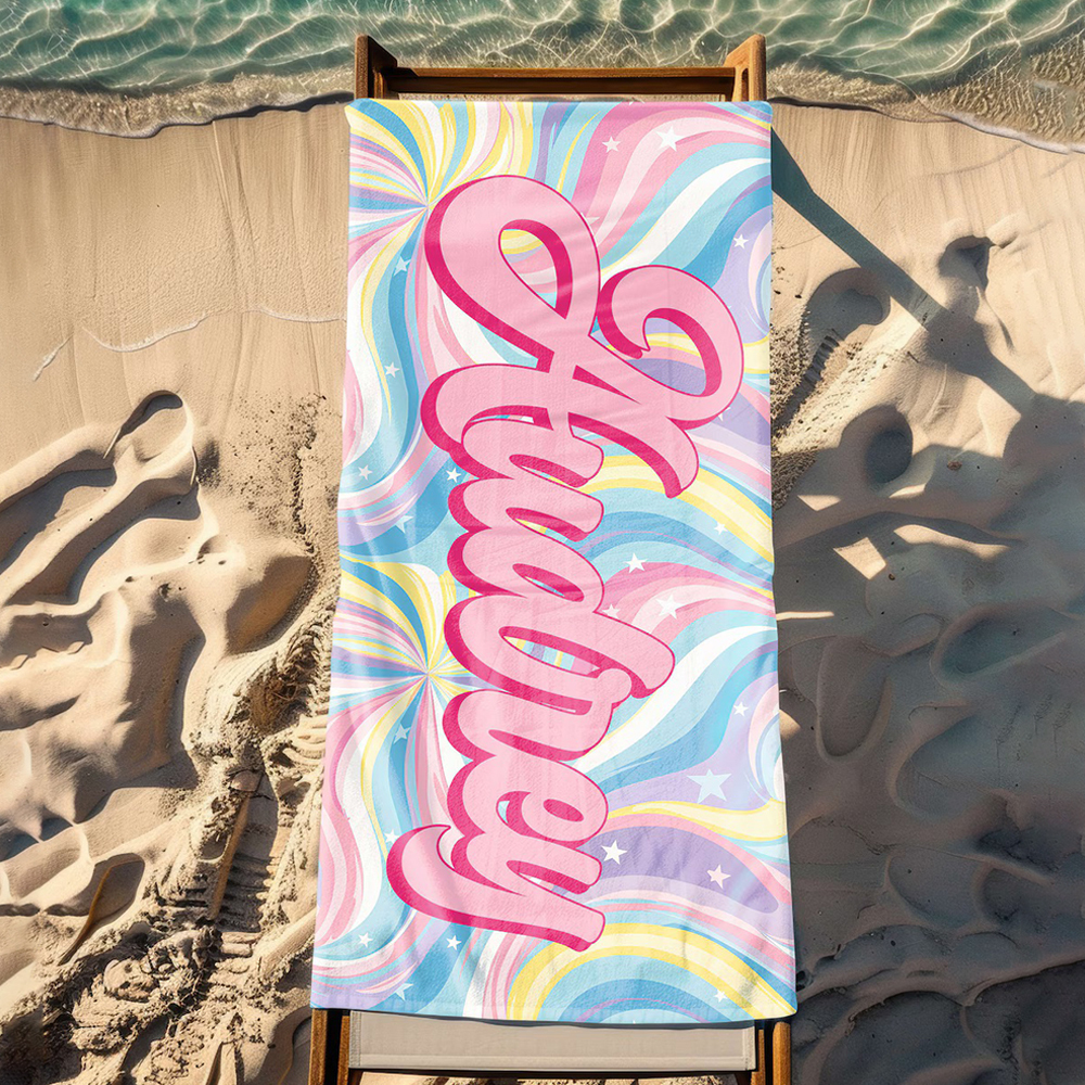 Personalized Lovely Kid Towel for Summer & Beach | CWTowel159