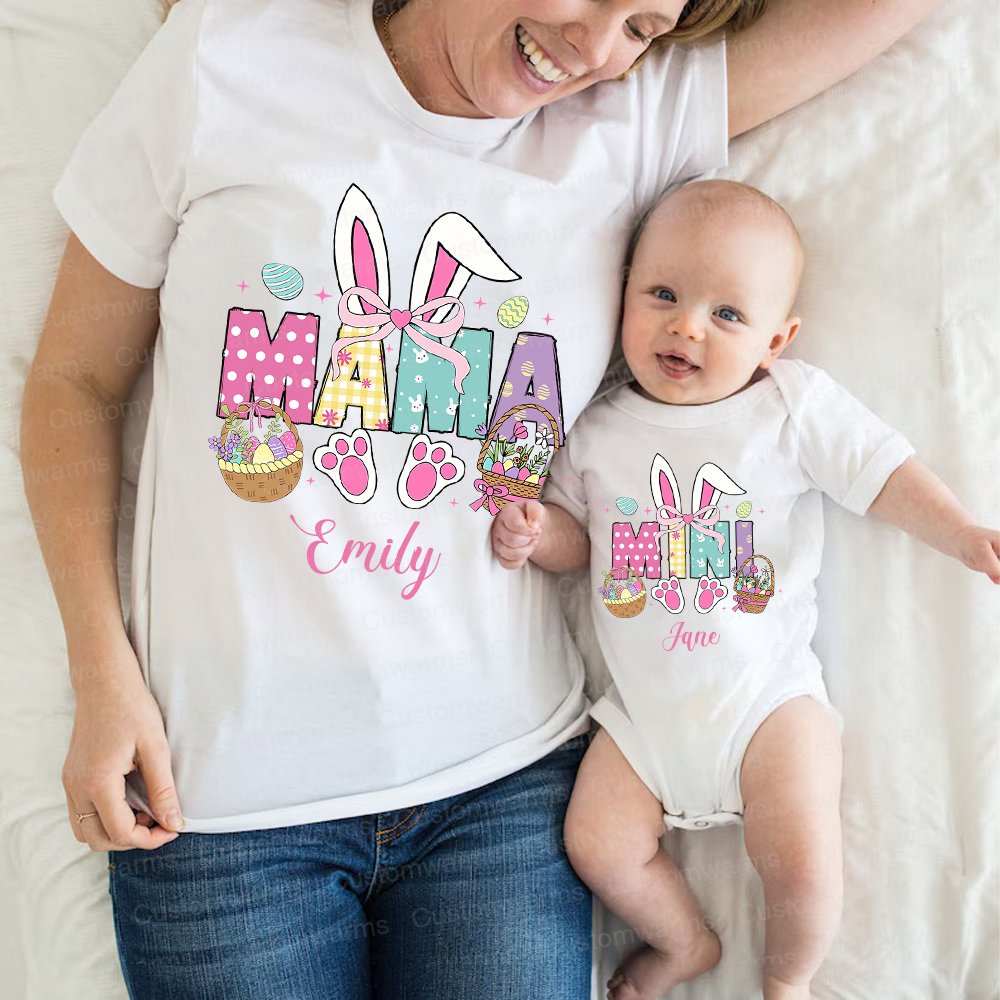 Personalized Family Happy Easter Matching Shirt | CWEaster54