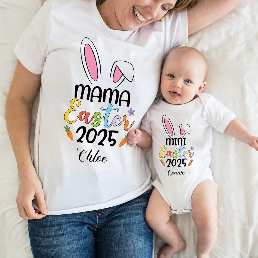 Personalized Family Happy Easter Matching Shirt | CWEaster57