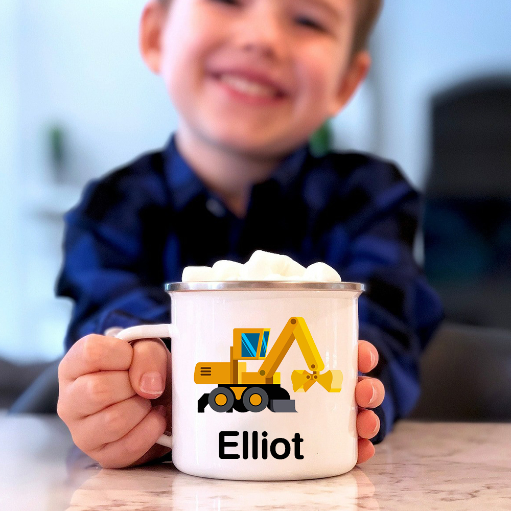 Personalised 12oz Truck Mugs for Kids  | KidMug02