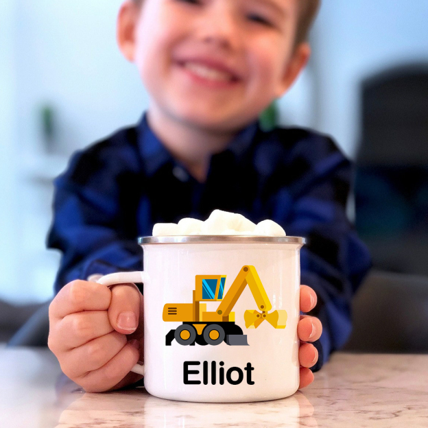 Personalised 12oz Truck Mugs for Kids  | KidMug02