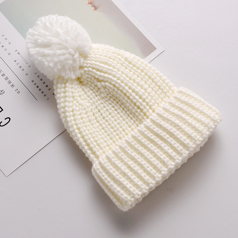 Personalized Hand Embroidery Pom Pom Beanie| HSKid44