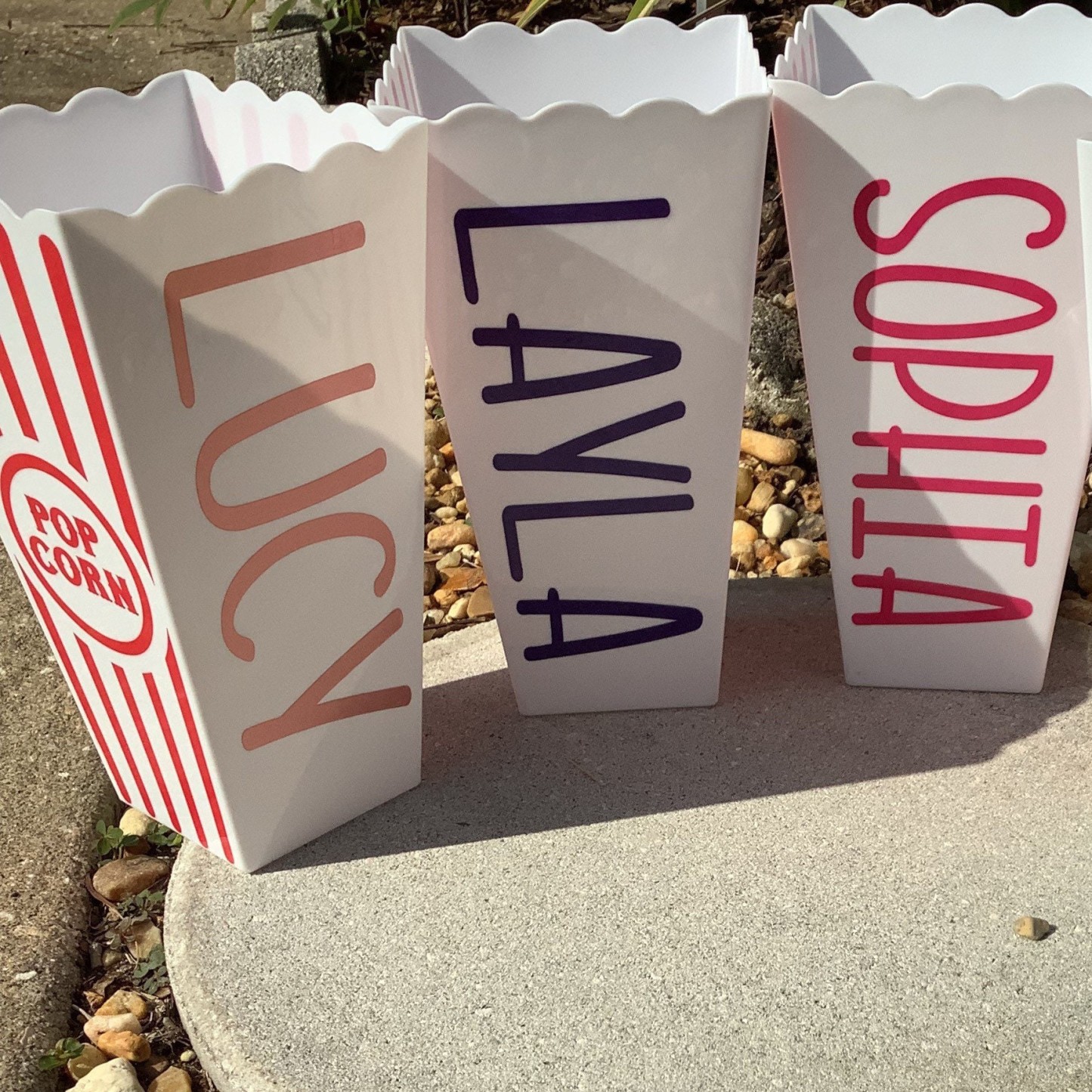Personalized Movie Time Popcorn Buckets | YouBottle84