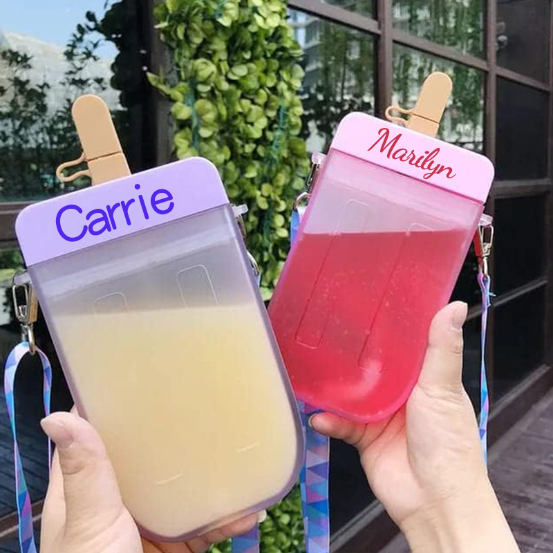 Personalised BPA Free 10oz Kid Color Changing Popsicle Bottles | YouBottle68