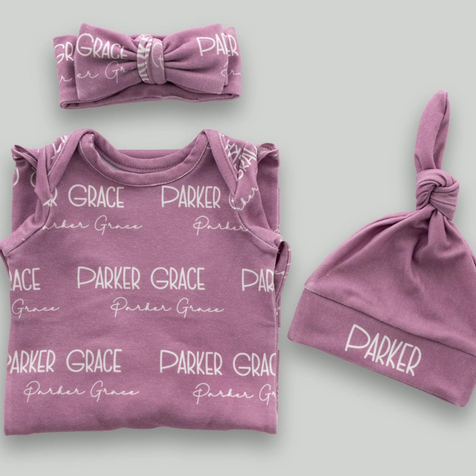 Personalized Newborn Swaddle Gown Set for Comfort & Unique | BBBlanket03