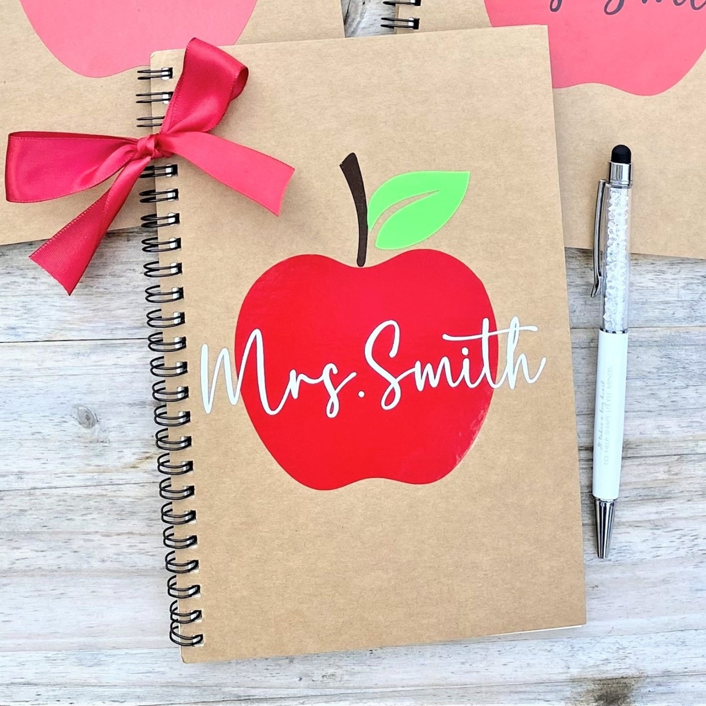 Personalized Notebook and Pen Set for Teacher Appreciation Gift | CWTeach01