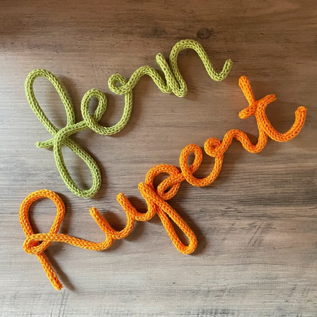 Personalized Knitted Wire Word or Name Sign | CWBaby41