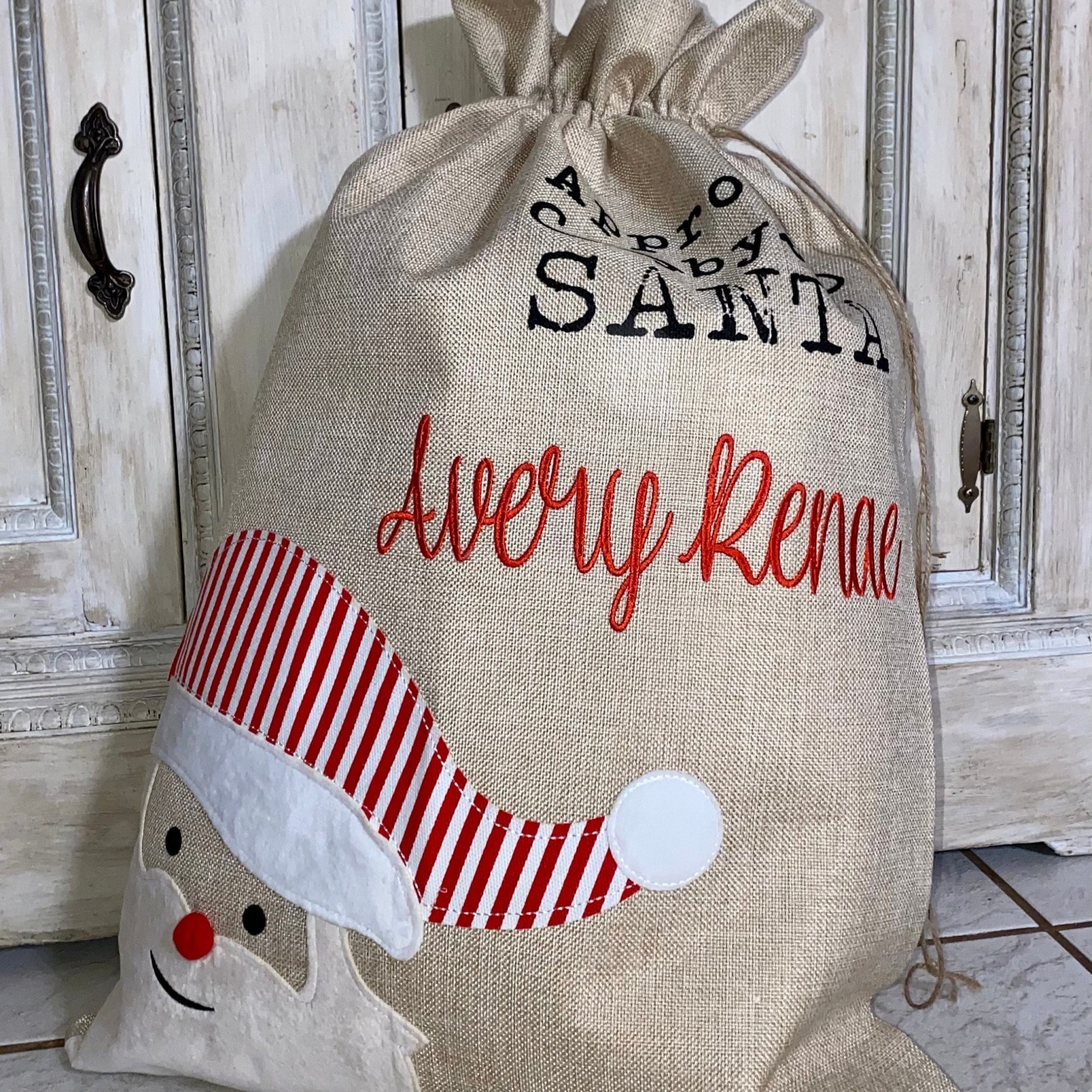 Personalized Embroidered 50*70cm Christmas Gift Bags | MCGift16