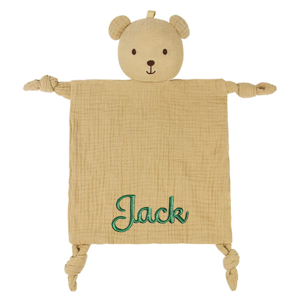 Personalized Baby Embroidery Comforter Sleep Toy | CWToy117